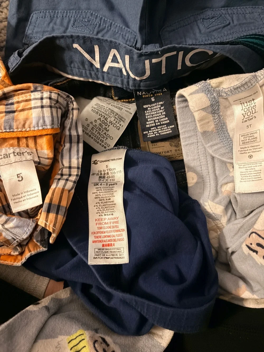 CARTERS++ Boy's 10pc Everyday Basics Bundle - 5T
